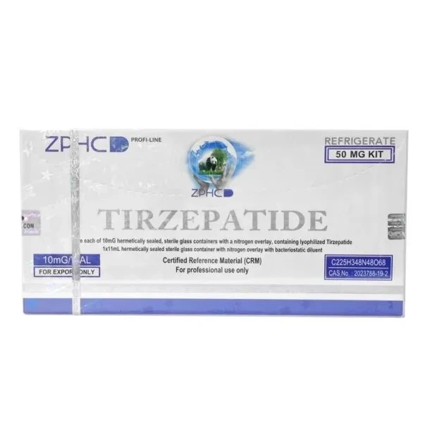 بيبتيد ZPHC Tirzepatide (Mounjaro) 50 mg - تيرزيباتايد ZPHC (مونجارو) 50 مجم (5 فيال) Peptide Egypt